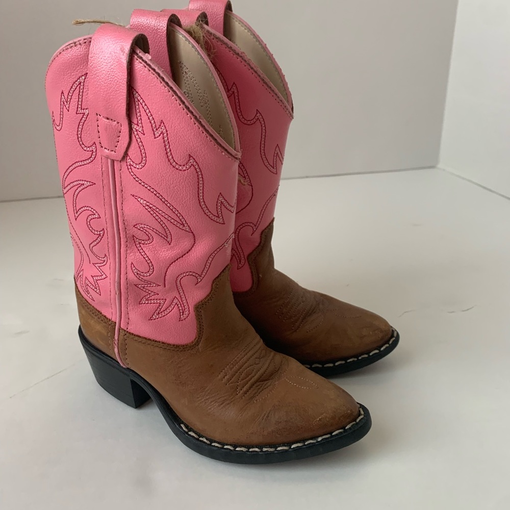 Toddler Girls OLD WEST Cowboy Boots 10